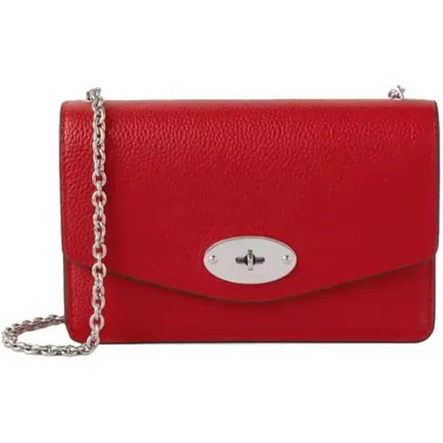 Small Darley Leather Bag , female, Sizes: ONE SIZE - Mulberry - Modalova