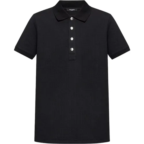 Polo Hemd , Herren, Größe: 2XL - Balmain - Modalova