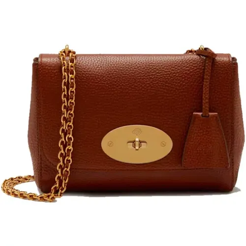 Lily Daisy Oak Leder Tasche - Mulberry - Modalova