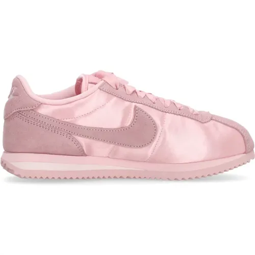 Weiche Rosa Niedrige Sneakers , Damen, Größe: 38 EU - Nike - Modalova