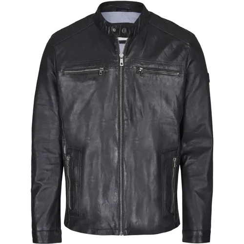 Herren Lederjacke Bualberto , Herren, Größe: 4XL - Bugatti - Modalova