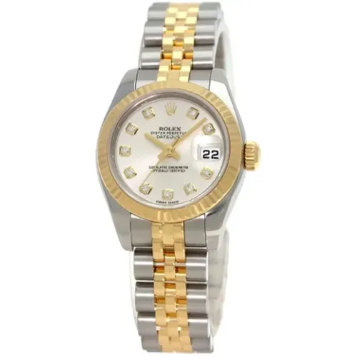 Pre-owned Stainless Steel watches , female, Sizes: ONE SIZE - Rolex Vintage - Modalova