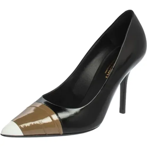 Pre-owned Leather heels , female, Sizes: 4 UK - Burberry Vintage - Modalova