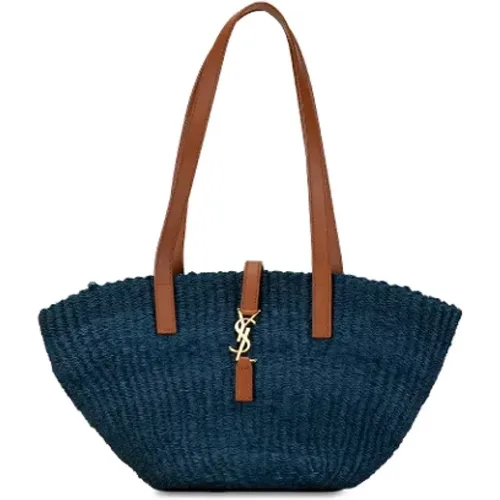 Pre-owned Raffia totes , female, Sizes: ONE SIZE - Yves Saint Laurent Vintage - Modalova