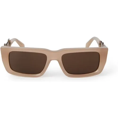 Neutral Sunglasses for Women , female, Sizes: 54 MM - Palm Angels - Modalova