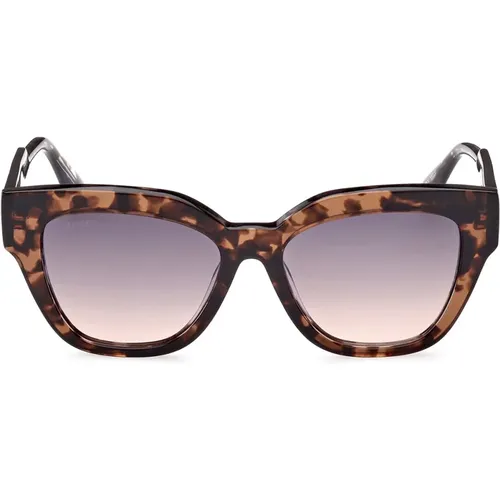 Oversized Sonnenbrille mit rauchgrauem Glas , Damen, Größe: 56 MM - Max & Co - Modalova
