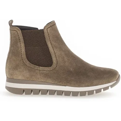 Taupe Samt High Top Sneaker Gabor - Gabor - Modalova