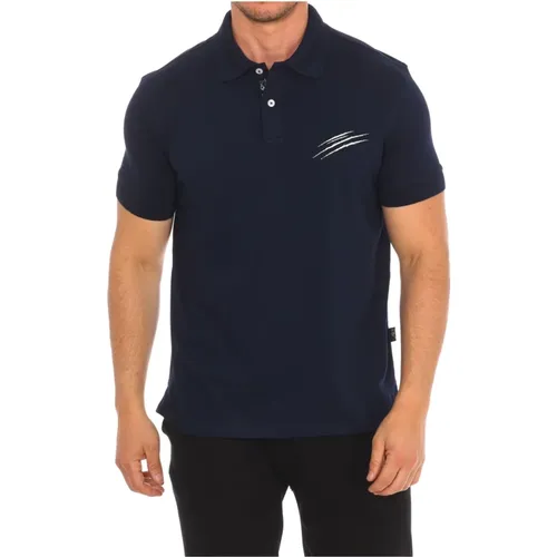 Polo mit Claw Print , Herren, Größe: L - Plein Sport - Modalova