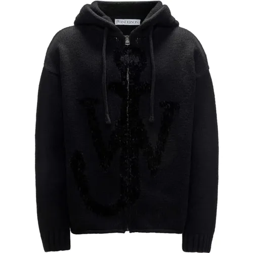 Anker Logo Pullover Schwarz - JW Anderson - Modalova