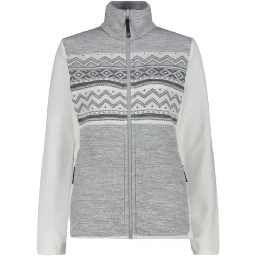 Grauer Pullover Arctic Fleece Regular Fit , Damen, Größe: M - CMP - Modalova