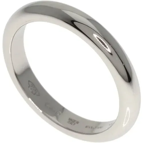 Pre-owned Platinum rings , female, Sizes: ONE SIZE - Bvlgari Vintage - Modalova