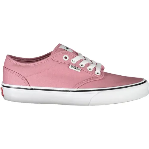 Sportliche Rosa Schnürschuhe mit Kontrastdetails , Damen, Größe: 38 EU - Vans - Modalova