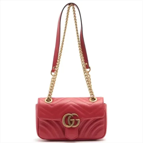 Pre-owned Leather handbags , female, Sizes: ONE SIZE - Gucci Vintage - Modalova