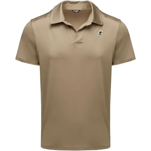 Slievot Taupe Polo Shirt , male, Sizes: M, XL, L, 2XL - K-way - Modalova