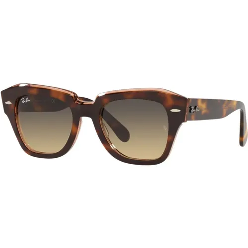 Vintage State Street Sonnenbrille , unisex, Größe: 52 MM - Ray-Ban - Modalova