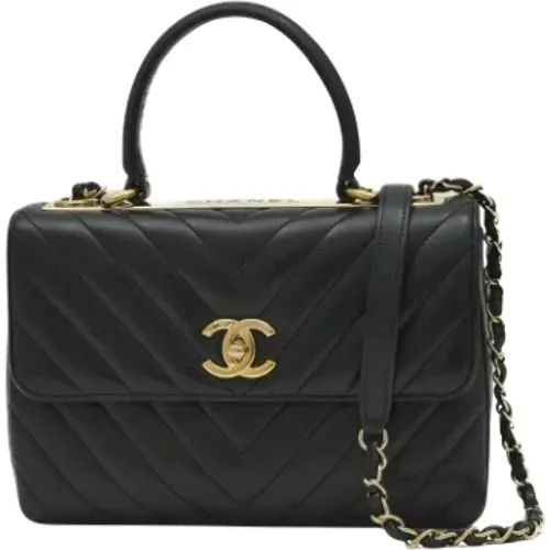 Pre-owned Leather chanel-bags , female, Sizes: ONE SIZE - Chanel Vintage - Modalova