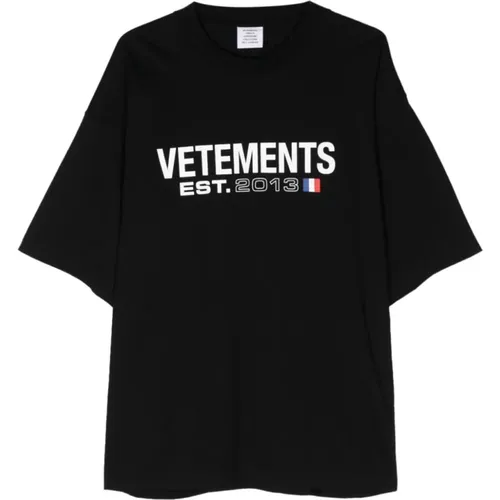 T-Shirts , Damen, Größe: L - Vetements - Modalova