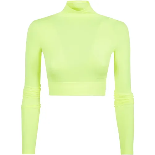 Cropped Turtleneck Sweaters , Damen, Größe: S - Balenciaga - Modalova