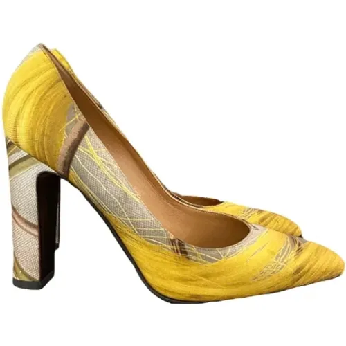 Pre-owned Stoff heels - Hermès Vintage - Modalova