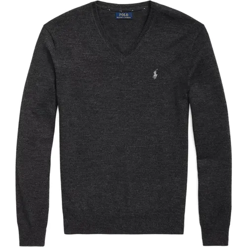 Slim Fit V-Neck Sweater , male, Sizes: 2XL, M, S, L, XL - Ralph Lauren - Modalova