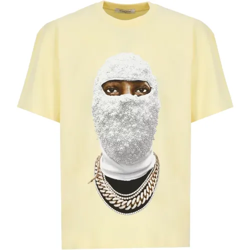 Cotton T-shirt with Print , male, Sizes: S, M, XL - IH NOM UH NIT - Modalova