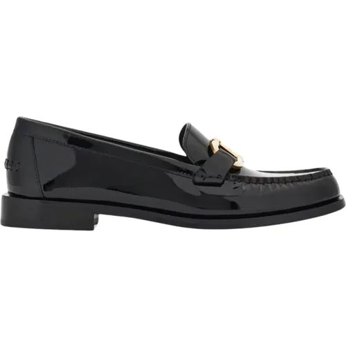 Schwarze Loafer Schuhe für Frauen , Damen, Größe: 40 1/2 EU - Salvatore Ferragamo - Modalova