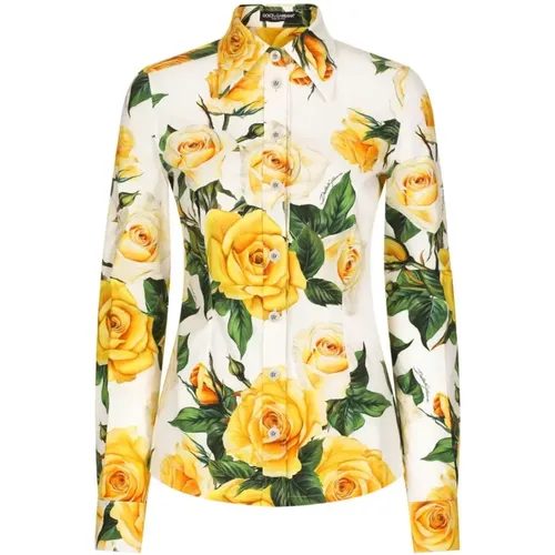 Stylish Shirt , female, Sizes: S, L - Dolce & Gabbana - Modalova