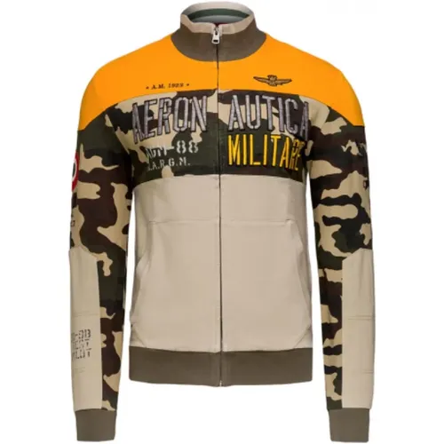 Zip-throughs , male, Sizes: 3XL, 2XL - aeronautica militare - Modalova