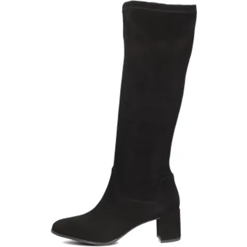 Elegante Schwarze Hohe Stiefel , Damen, Größe: 40 EU - Notre-v - Modalova