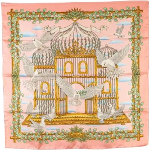 Pre-owned Silk scarves , female, Sizes: ONE SIZE - Hermès Vintage - Modalova