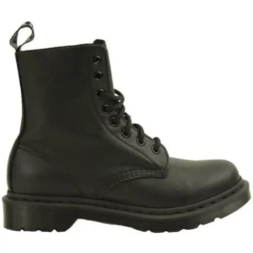 Pascal Mono Virginia Leather Ankle Boots , female, Sizes: 7 UK, 5 UK, 3 UK, 4 UK - Dr. Martens - Modalova