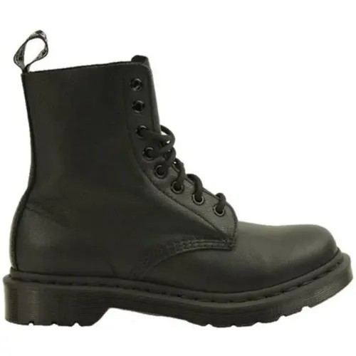 Pascal Mono Virginia Leather Ankle Boots , female, Sizes: 7 UK, 5 UK, 3 UK, 8 UK, 4 UK - Dr. Martens - Modalova