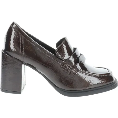 Women Faux Leather Heeled Shoes , female, Sizes: 7 UK, 6 UK, 5 UK, 4 UK - marco tozzi - Modalova