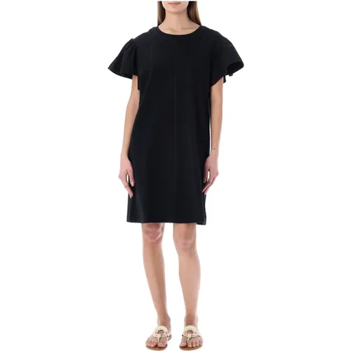 Ruffle Sleeve Mini Dress Chs22Sjr15093 , female, Sizes: S - See by Chloé - Modalova