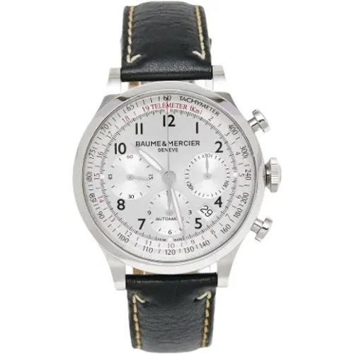 Pre-owned Stainless Steel watches , male, Sizes: ONE SIZE - Baume & Mercier Pre-owned - Modalova