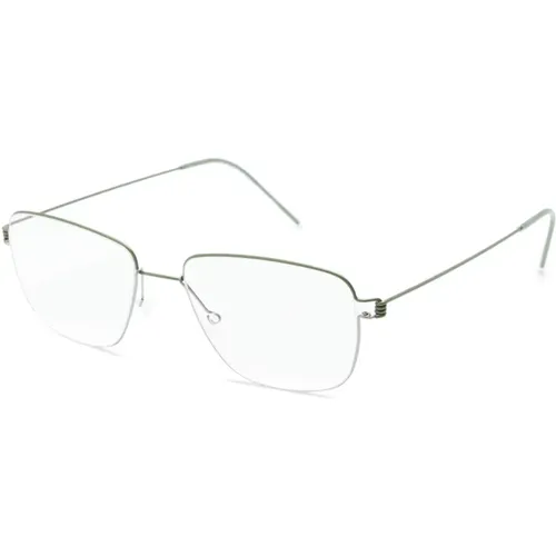 Grüne Optische Brille für den Alltag , unisex, Größe: 53 MM - lindbergh - Modalova