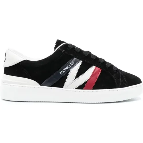 Suede Lace-up Sneakers , female, Sizes: 8 UK, 9 UK, 11 UK, 6 UK, 7 UK - Moncler - Modalova