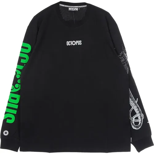 Logo Long Sleeve T-Shirt , male, Sizes: L - Octopus - Modalova