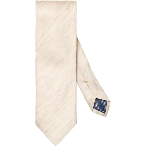 Modernes Seiden Leinen Krawatte , Herren, Größe: ONE Size - Eton - Modalova