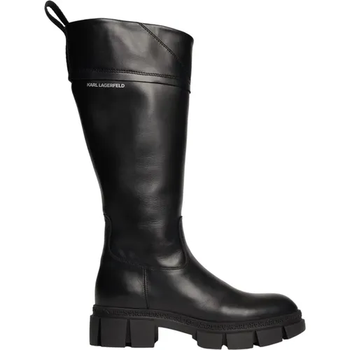 Stilvolle Aria Riding Boot Hi - Karl Lagerfeld - Modalova