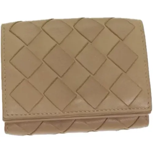 Pre-owned Leather wallets , female, Sizes: ONE SIZE - Bottega Veneta Vintage - Modalova