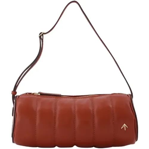 Leder handtaschen , Damen, Größe: ONE Size - Manu Atelier - Modalova