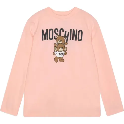 Langarm Toy Print T-shirt Moschino - Moschino - Modalova