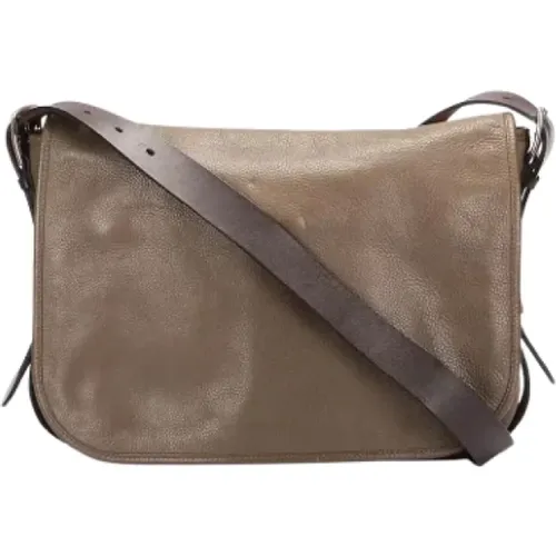 Pre-owned Leather shoulder-bags , male, Sizes: ONE SIZE - Hermès Vintage - Modalova