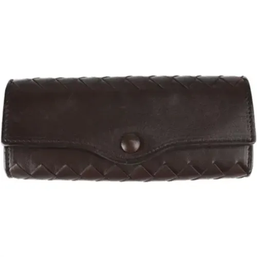 Pre-owned Leather key-holders , female, Sizes: ONE SIZE - Bottega Veneta Vintage - Modalova