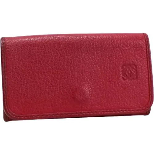 Pre-owned Leather wallets , female, Sizes: ONE SIZE - Loewe Pre-owned - Modalova