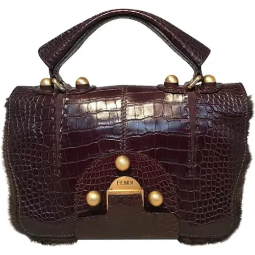 Pre-owned Leather handbags , female, Sizes: ONE SIZE - Fendi Vintage - Modalova