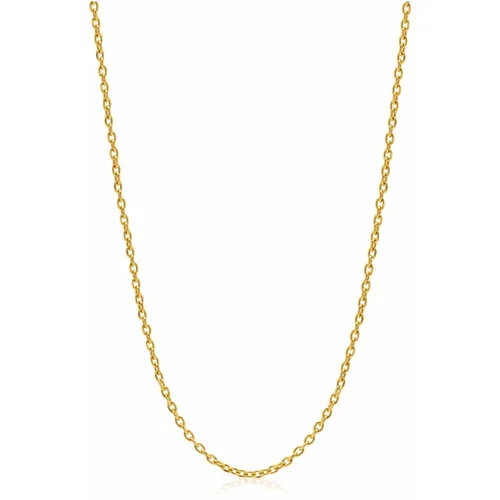 Mens Gold Cable Chain , Herren, Größe: M - Nialaya - Modalova