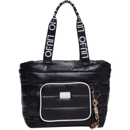 Elegante Schwarze Handtasche , Damen, Größe: ONE Size - Liu Jo - Modalova