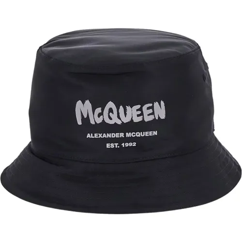 Graffiti Logo Bucket Hat , Herren, Größe: M - alexander mcqueen - Modalova